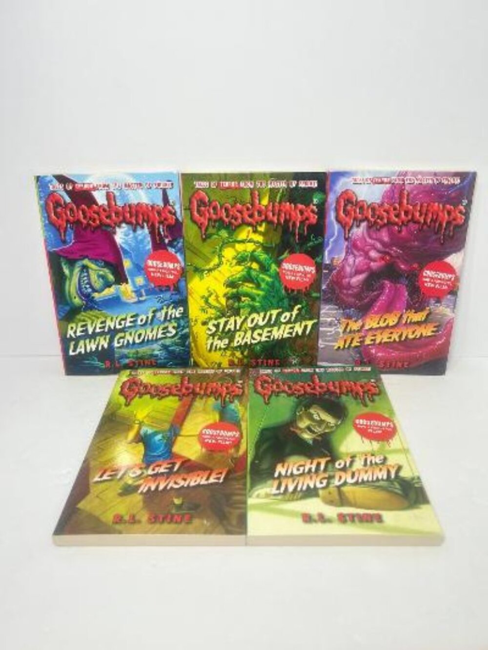 R.L. Stine Goosebumps Lot Of 5 Paperback Books